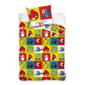 Carbotex Povlečení Angry Birds Rio čtverce bavlna 140/200, 70/80cm