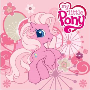 DETEXPOL Magický ručníček My Little Pony růžový Bavlna/Froté, 30/30 cm
