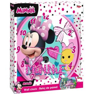 EUROSWAN Dětské nástěnné hodiny Minnie hearts 24 cm
