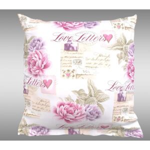 Kvalitex Povlak bavlna na polštář Provence Leontýna růžová 40x40 cm