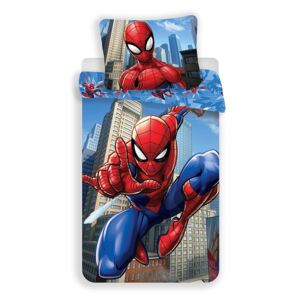 JERRY FABRICS Povlečení Spiderman blue 2 100% Bavlna 140/200, 70/90 cm