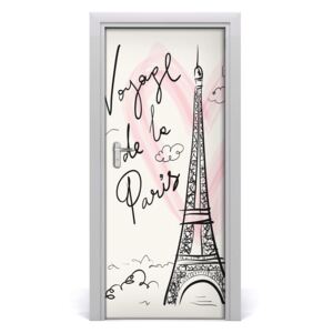 Fototapeta na dveře Eiffelova věž Paříž