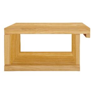 SN217 pravý dřevěný noční stolek z dubu Drewmax (Kvalitní nábytek z dubového masivu)