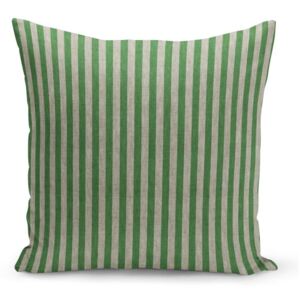 Black Friday -15% Zeleno-béžový povlak na polštář Kate Louise Stripes, 45 x 45 cm