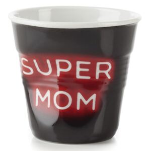 REVOL Kelímek na espresso 8 cl Neon "Super Mom" Froissés