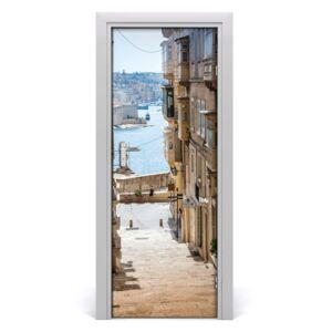 Fototapeta samolepící dveře Malta uličky