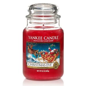 Yankee Candle - vonná svíčka Christmas Eve 623g (Tradiční vánoční vůně, plná vřelých srdcí, rozinek a kandovaného ovoce.)