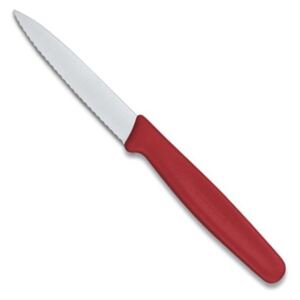 Nůž na zeleninu zoubkovaný STANDARD 8 cm červený - Victorinox