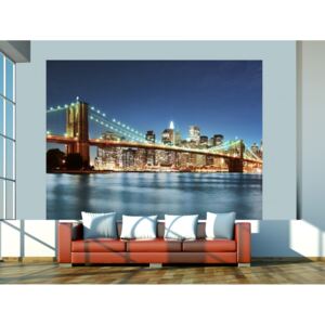 Fototapeta Brooklyn Bridge + lepidlo ZDARMA Velikost (šířka x výška): 150x116 cm