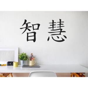 Čínský znak moudrost 100 x 49,6 cm