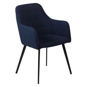 DAN-FORM Tmavě modrá látková židle DanForm Embrace