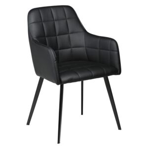 DAN-FORM Černá čalouněná židle DanForm Embrace
