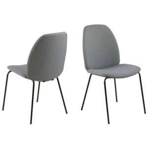 Set šedých jídelních židlí Carmen