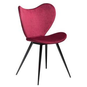 DAN-FORM Růžová sametová židle DanForm Dreamer