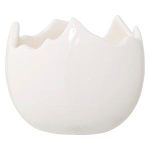 Bílý kameninový svícen Bloomingville Easter, ⌀ 7,5 cm