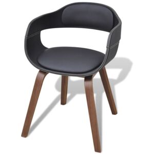 Jídelní židle ohýbané dřevo a umělá kůže