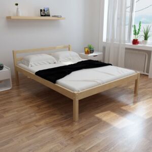 Rám postele masivní borové dřevo 140 x 200 cm