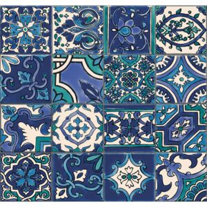 D-c-fix Obklad stěn Ceramics mozaika modrá 2700170, 67,5 cm