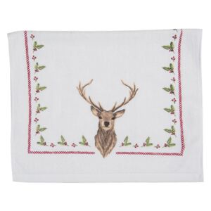 Froté kuchyňský ručník s jelenem Cosy Lodge - 40*66 cm