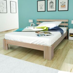 Rám postele masivní borové dřevo 140 x 200 cm