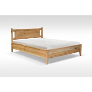 Arkos Manželská postel Morgan 160x200 cm + rošt, masiv dub