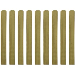 Impregnované plotovky 10 ks FSC dřevo 100 cm