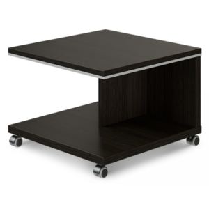 Konferenční stolek mobilní TopOffice 70 x 70 cm wenge
