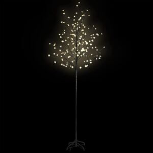 Vánoční strom LED teplé bílé světlo třešňový květ 180 cm