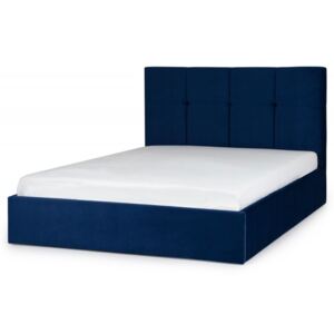Hector Čalouněná postel Allana 160x200 dvoulůžko - modré