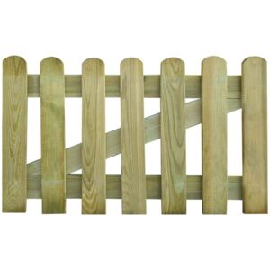 Zahradní branka dřevo 100 x 60 cm