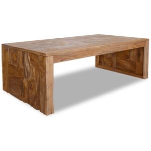 Konferenční stolek regenerované teakové dřevo 110 x 60 x 38 cm