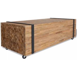 Konferenční stolek, týkové dřevo, 110x45x35 cm
