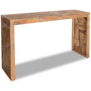 Odkládací stolek regenerované teakové dřevo 120 x 35 x 76 cm