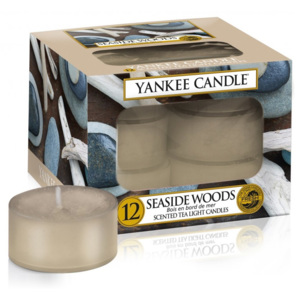 Yankee Candle – čajové svíčky Seaside Woods, 12 x 9,8 g
