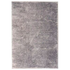 Kusový koberec s vysokým vlasem Shaggy 80 x 150 cm šedý
