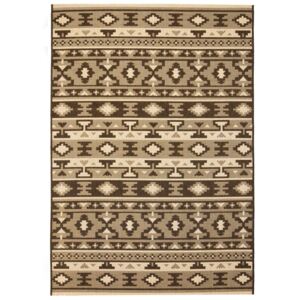 Venkovní/vnitřní kusový koberec, sisal, 80x150cm etnický vzor