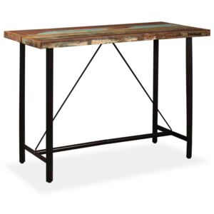 Barový stůl z masivního recyklovaného dřeva 150 x 70 x 107 cm