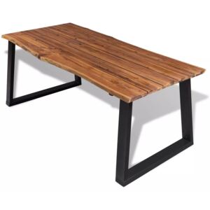 Jídelní stůl z masivního akáciového dřeva 180 x 90 cm