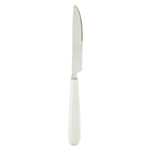 Jídelní nůž s bílou keramickou rukojetí - 22 cm