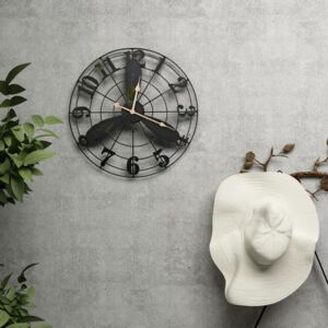 Zahradní nástěnné hodiny vintage 46 cm