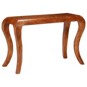 Konzolový stolek masivní akácie sheeshamový povrch 115x40x76 cm