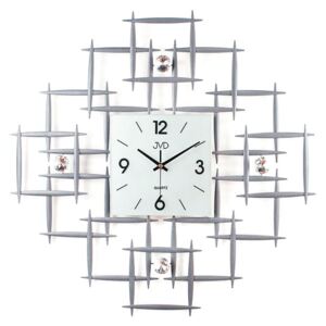 Luxusní velké designové hranaté hodiny design JVD HJ67 (POŠTOVNÉ ZDARMA!!)