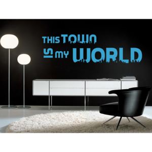 This town is my world 100 x 29 cm