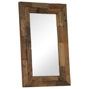 Zrcadlo masivního recyklované dřevo 50 x 80 cm