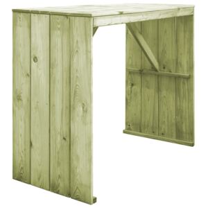 Barový stůl 130 x 60 x 110 cm FSC impregnovaná borovice