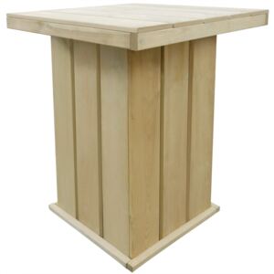 Barový stůl 75 x 75 x 110 cm FSC impregnovaná borovice