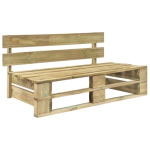 Zahradní lavice z palet dřevo zelená