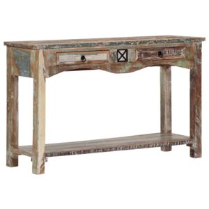 Konzolový stolek 120 x 40 x 75 cm masivní recyklované dřevo