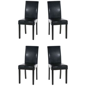 Jídelní židle Inn, nohy černé (SET 4 ks)