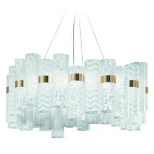 Slamp La-Lollo Lace suspension L, designové závěsné svítidlo, 56W LED 2700K stmívatelné, průměr 80cm
